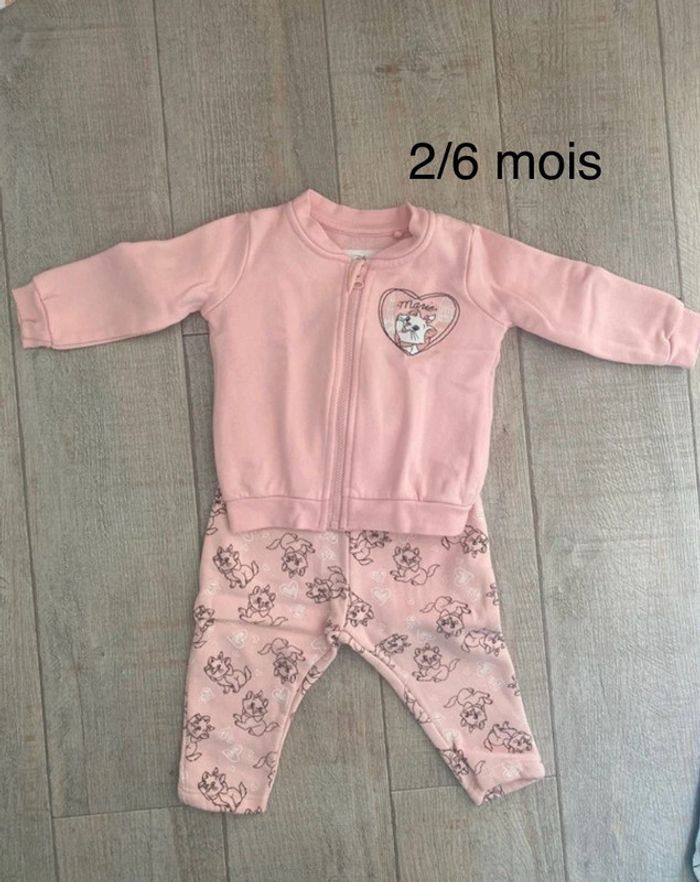 Ensemble veste + pantalon - taille 2/6 mois