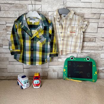 Lot de chemises à carreaux Garçon - T9mois 