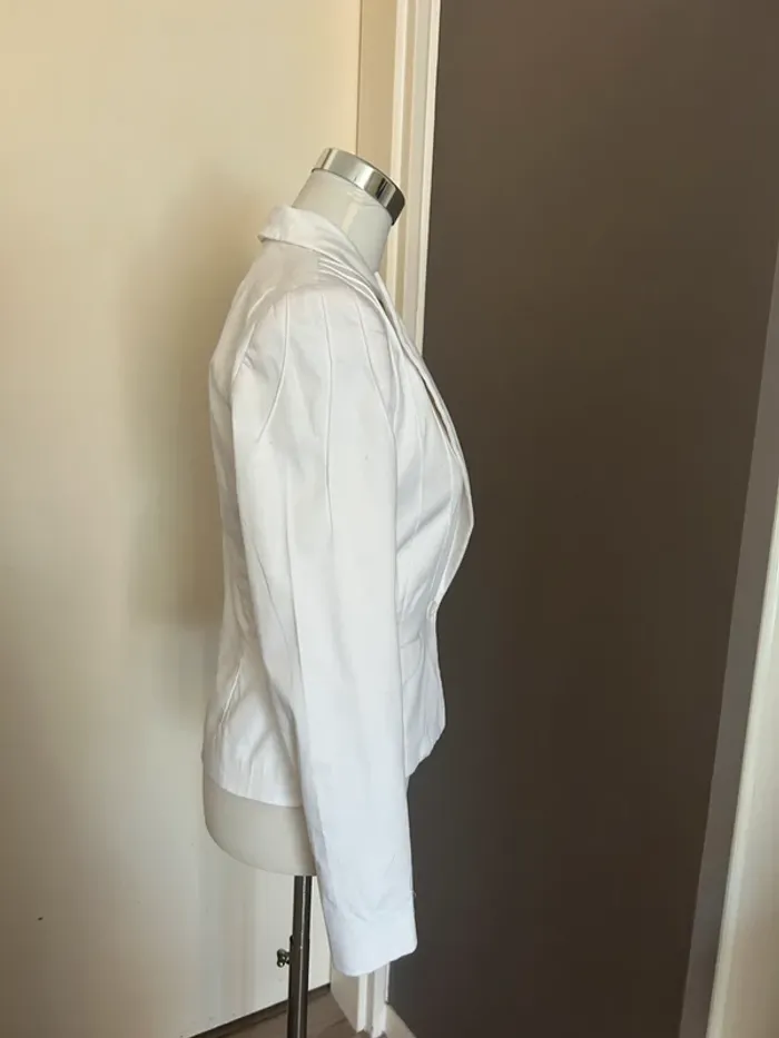 veste blazer blanche ymayaba femme, taille 36 - photo numéro 5