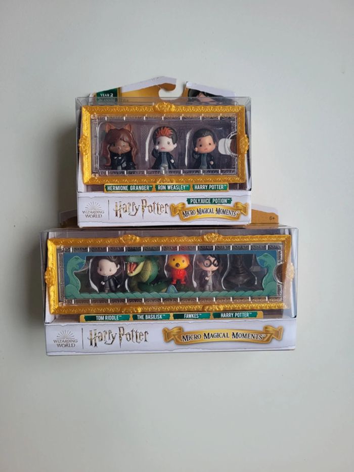 Lot de 2 Micro Magical Moments Harry Potter neufs