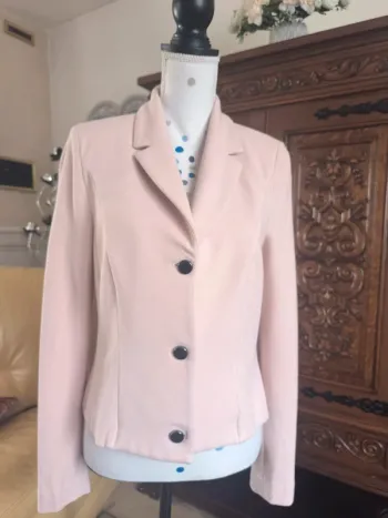 Magnifique veste blazer rose poudré