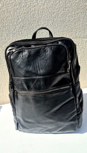 Sac à dos en cuir PU lisse haute qualité 
