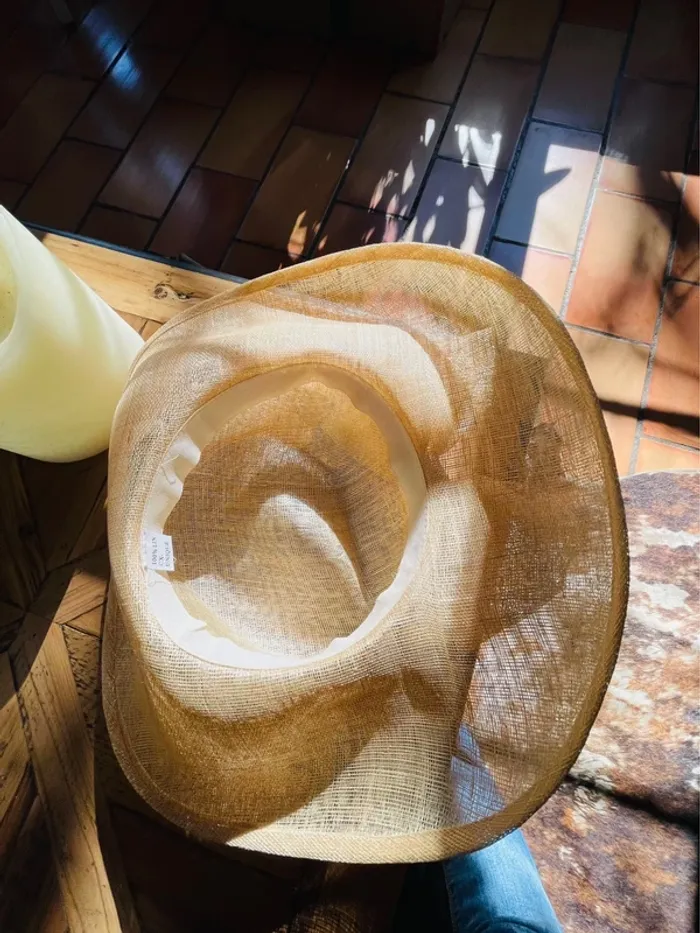 Chapeau beige Vintage - photo numéro 3
