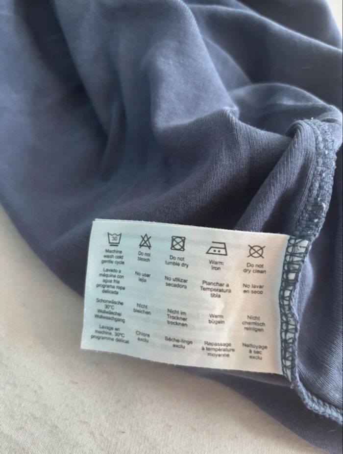 Tee-shirt Esprit gris-bleu XS – basique chic - photo numéro 5