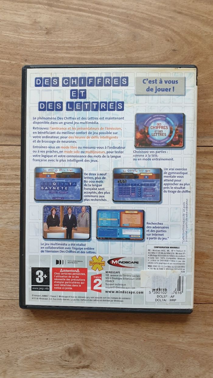 Jeu vidéo vintage PC Des chiffres et des lettres - photo numéro 2