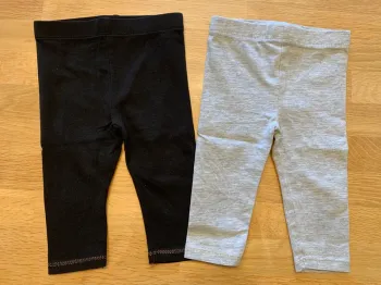 Lot 2 leggings 9 mois