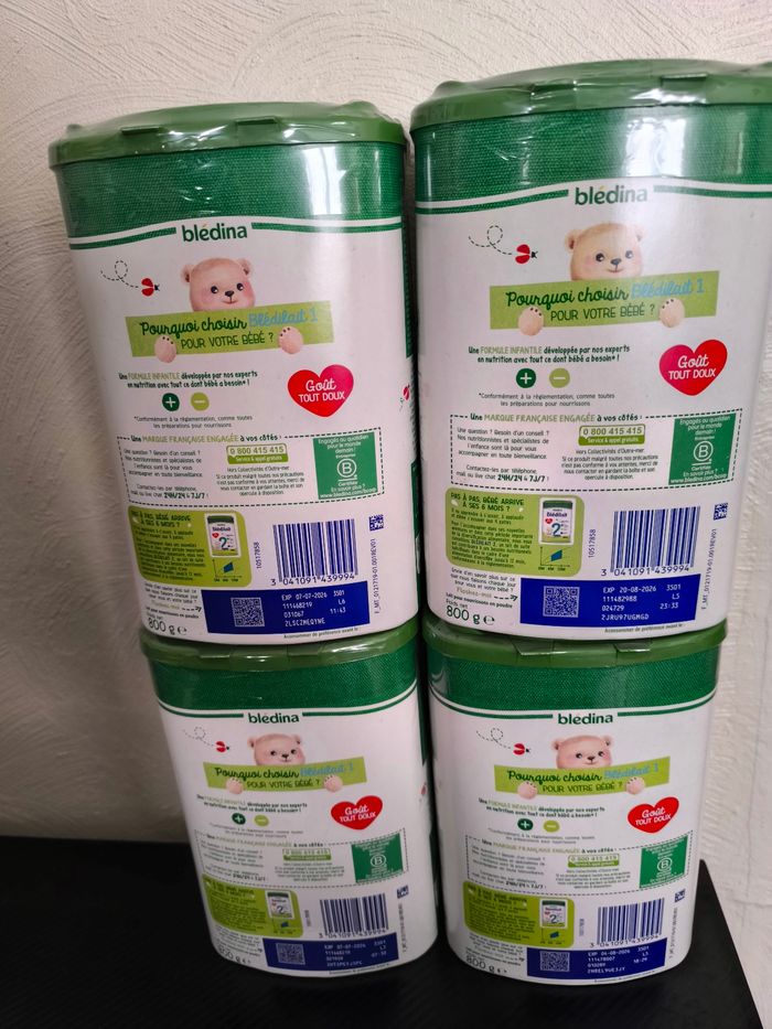Boite de lait blédina 1 ère age - photo numéro 2