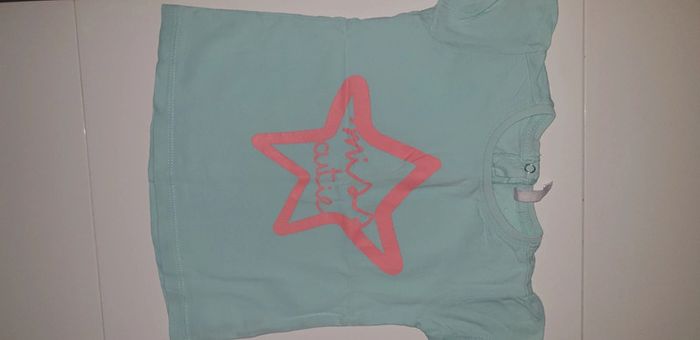 Lot 9 T-shirt manches courtes fille débardeur été 3 ans 36 mois - photo numéro 12