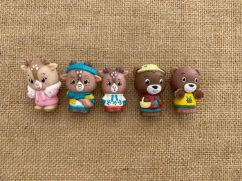 Assortiment de 5 personnages Klorofil Vulli