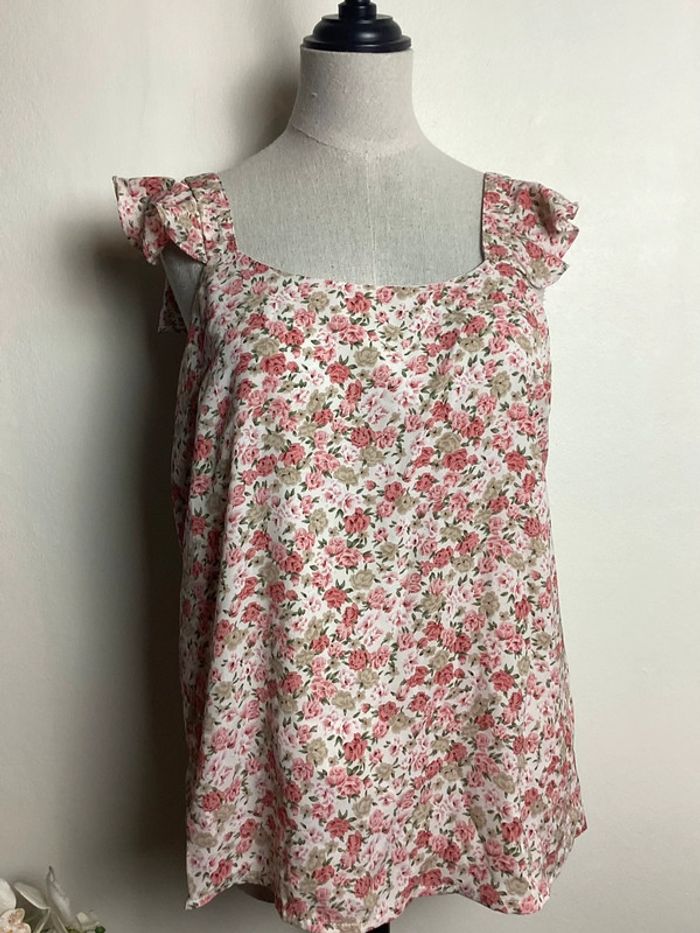 Blouse blanche fleurie Noemie&Co 40