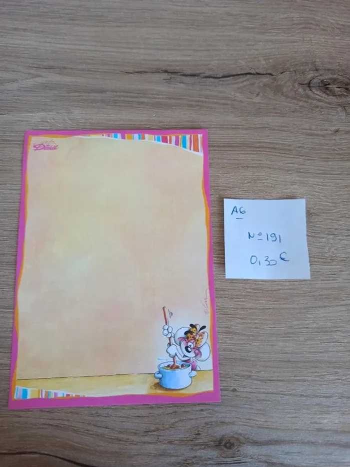 Feuille Diddl A6 191 0,30€