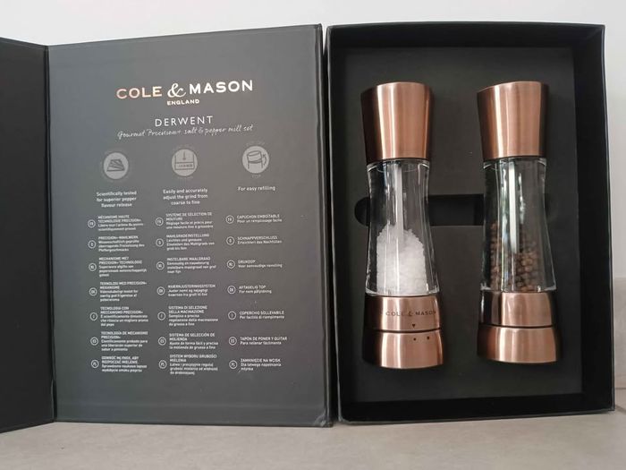 [NEUF] Moulin à sel et poivre Cole & Mason Derwent - en coffret