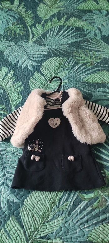 Robe+heure+veston fourure