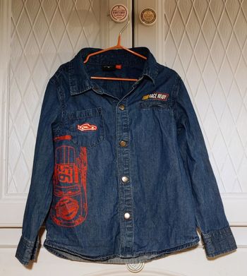 Chemise 🌿 en jean 🐦 Cars Disney ✨ 3 ans 🧸