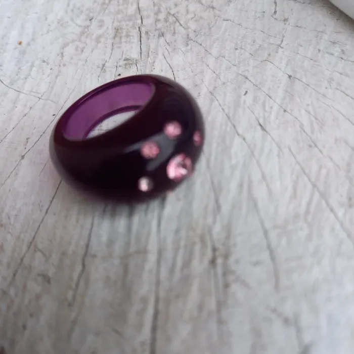 Bague vintage violine 16mm - photo numéro 5