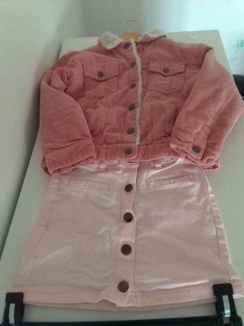 Ensemble jupe veste en jean