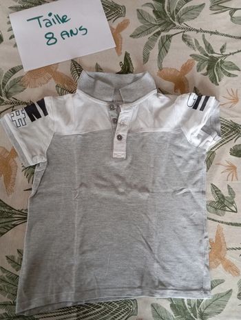Polo manche courte in extenso taille 8 ans