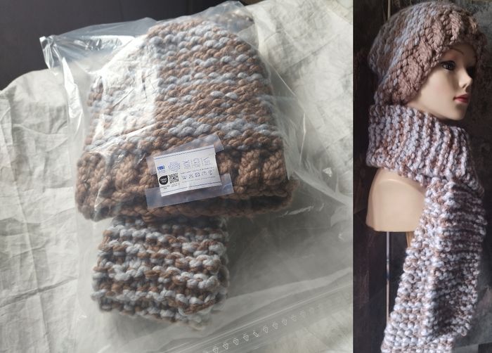 Ensemble Bonnet Écharpe Unisexe