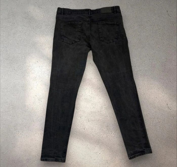Jean skinny gris noir femme taille 44 - photo numéro 3
