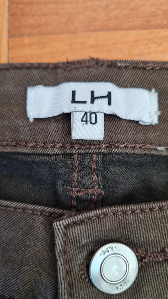 Pantalon marron kaki LH T40 - photo numéro 7
