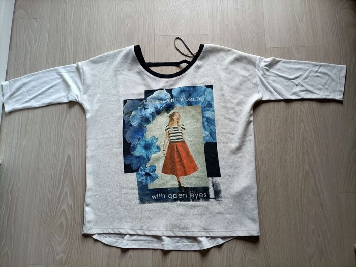 Pull léger femme blanc