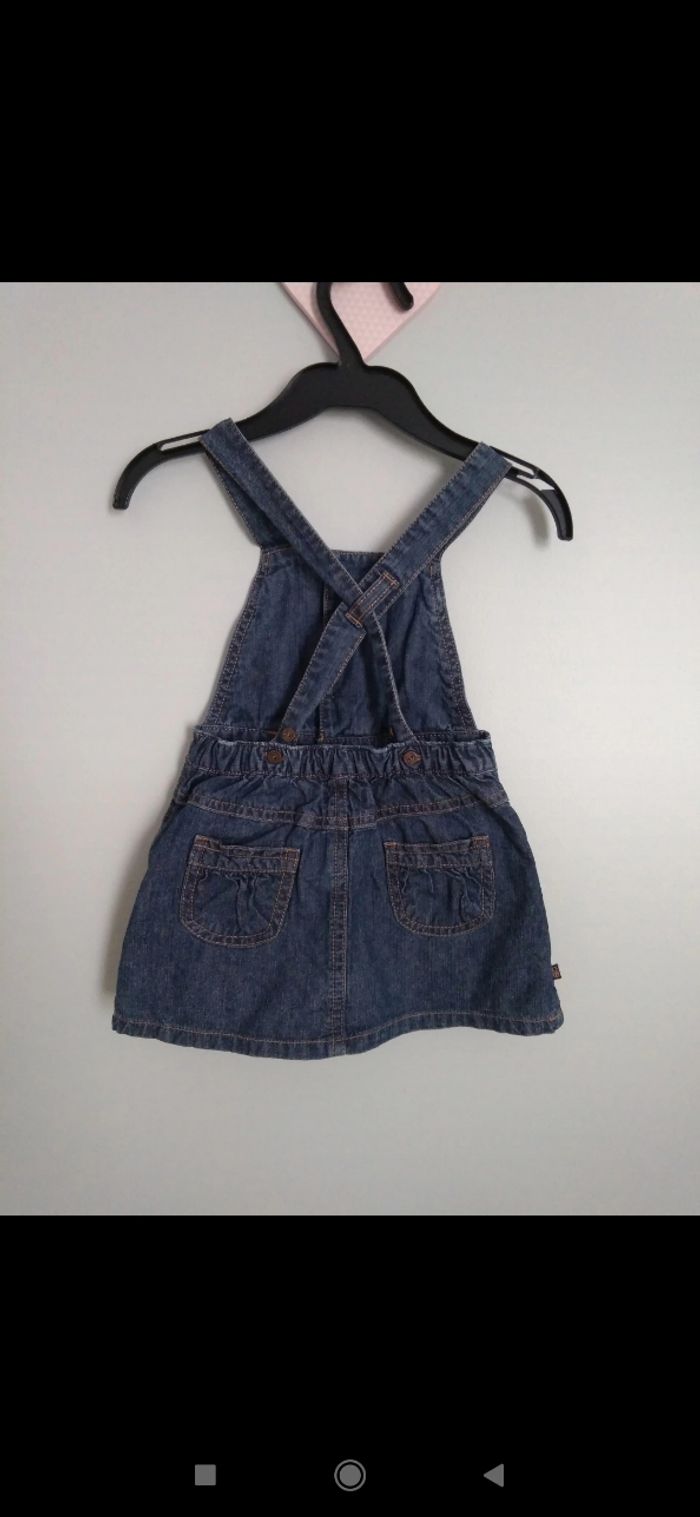 Robe salopette jean Obaïbi 12 mois - photo numéro 2