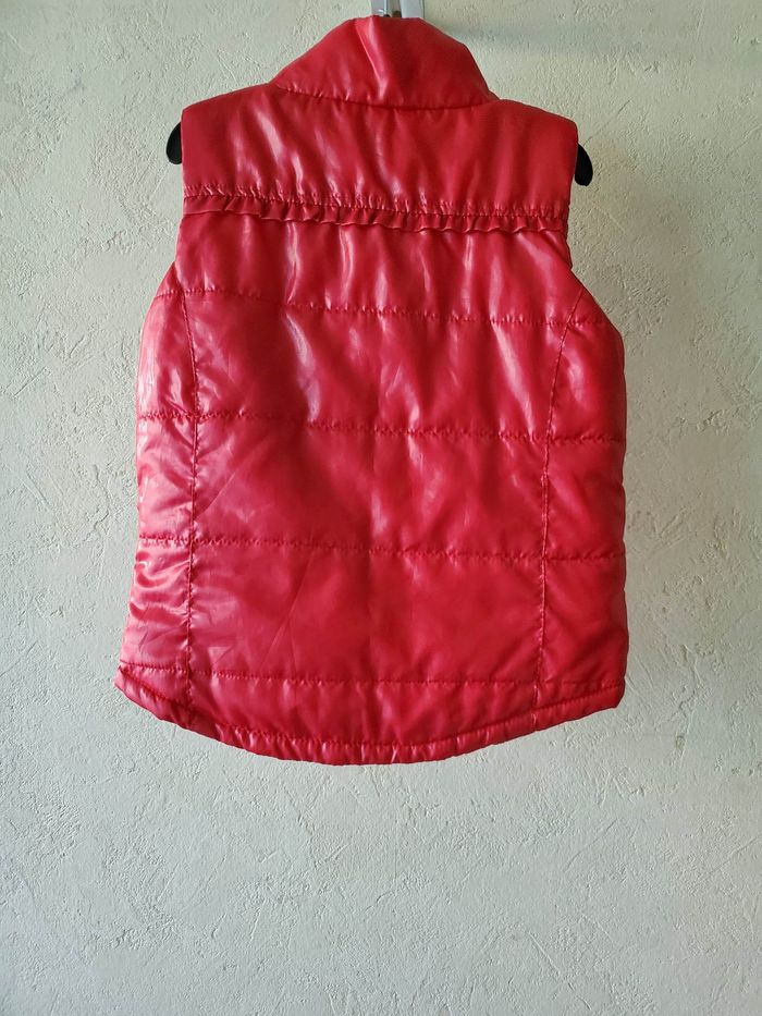 Doudoune rouge sans manches fille 6 ans - photo numéro 5