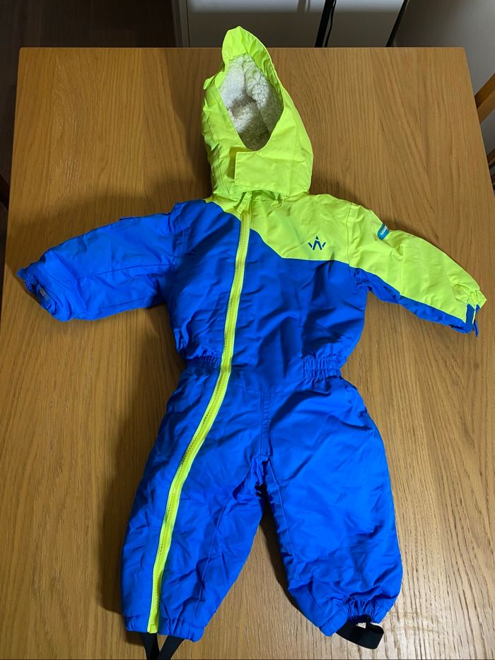 Wanabee Combinaison de ski vert/bleu Taille 18 mois - photo numéro 2