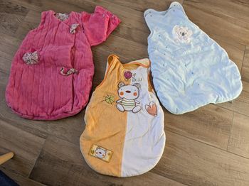 Lot turbulettes/gigoteuses hiver 0-6 mois
