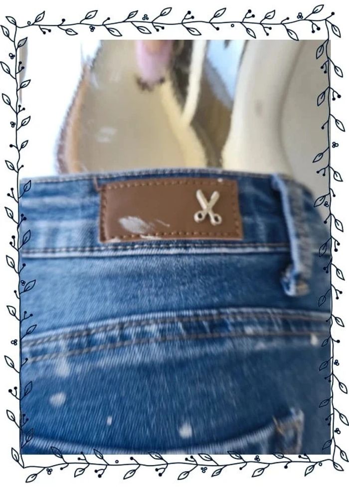 Jean version taché de peinture - photo numéro 9