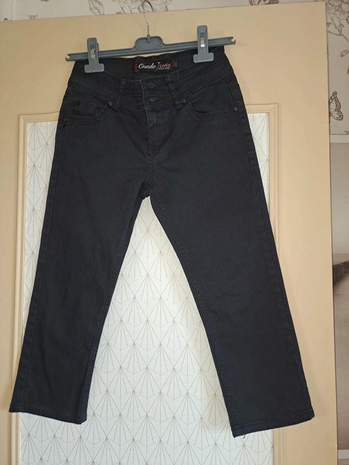 Pantacourt femme noir onado S tbe - photo numéro 5