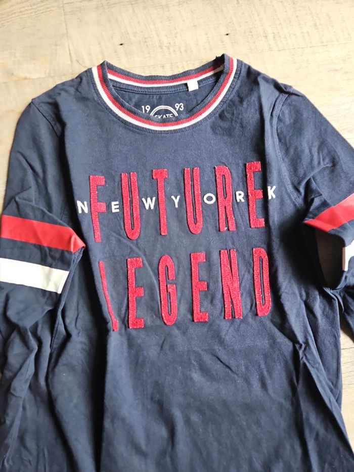 Lot tee-shirts manches longues garçon 10 ans - photo numéro 4