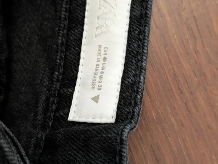 Zara short femme High Rise Curved Shorts Taille 40 USA 8 - photo numéro 5