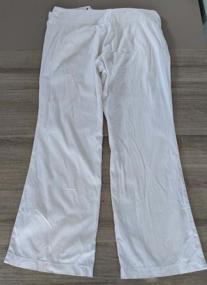 Pantalon blanc femme T44 coton stretch 🤍 - photo numéro 6
