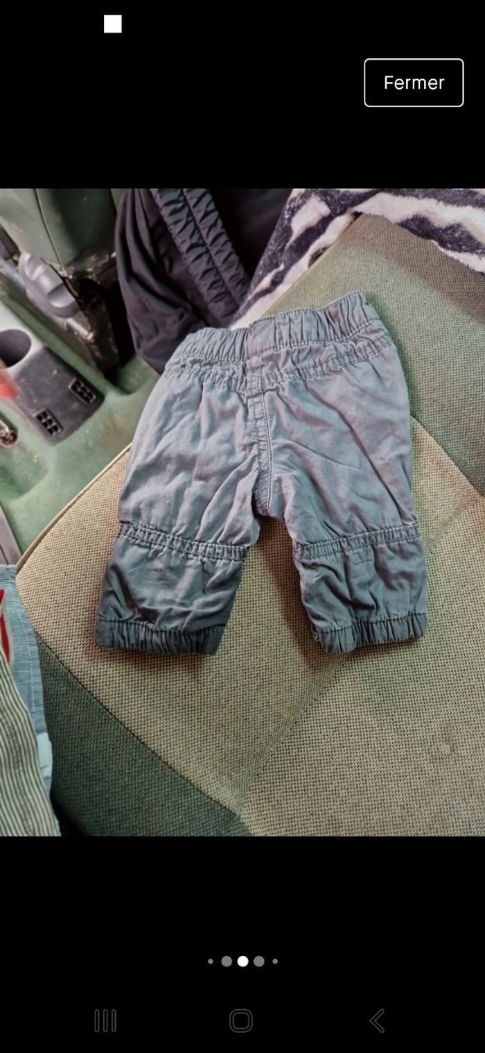 Vens lot de vêtement taille 1 mois bébé garçon - photo numéro 4