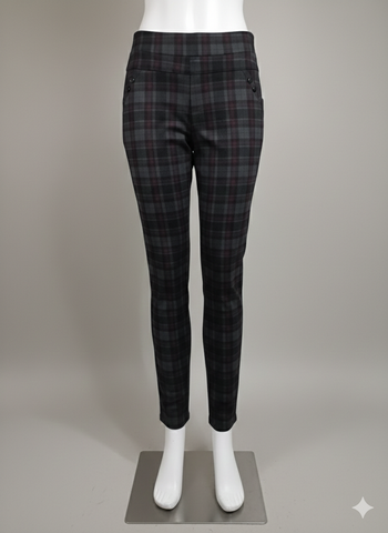 pantalon à carreaux Taille M Lumière victoire taille élastiquée belle matière