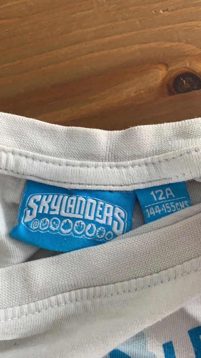 Tee Shirt blanc 12 ans Skylanders - photo numéro 4