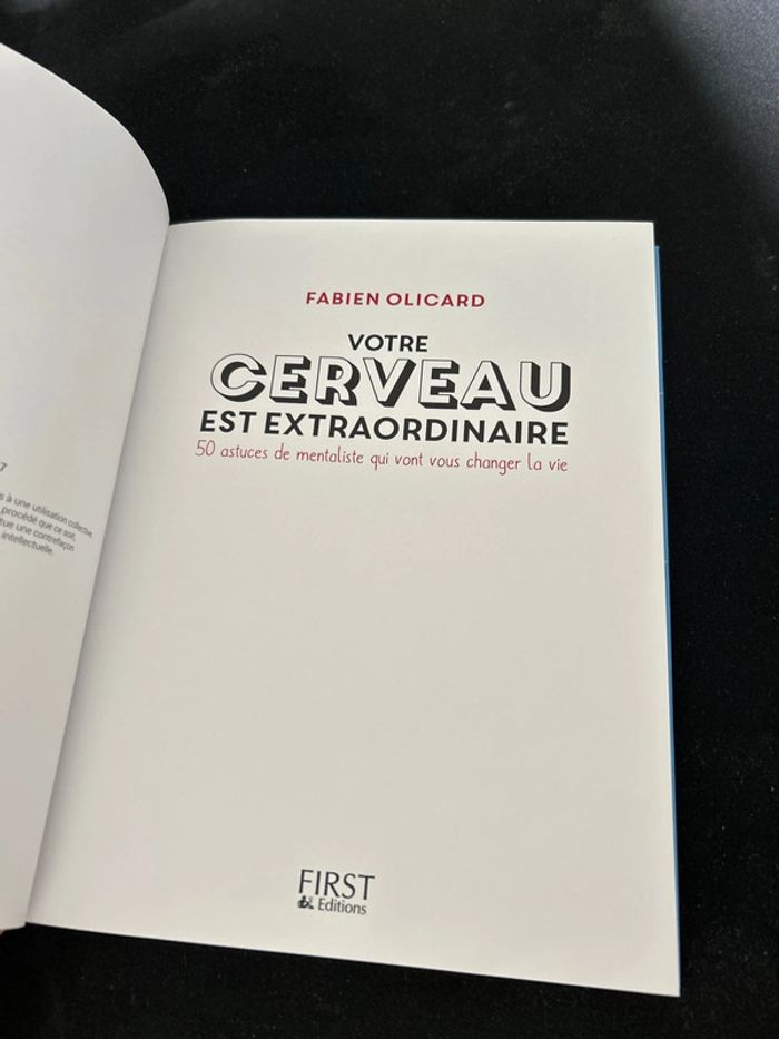 Livre Votre cerveau est extraordinaire Fabien Olicard - photo numéro 3