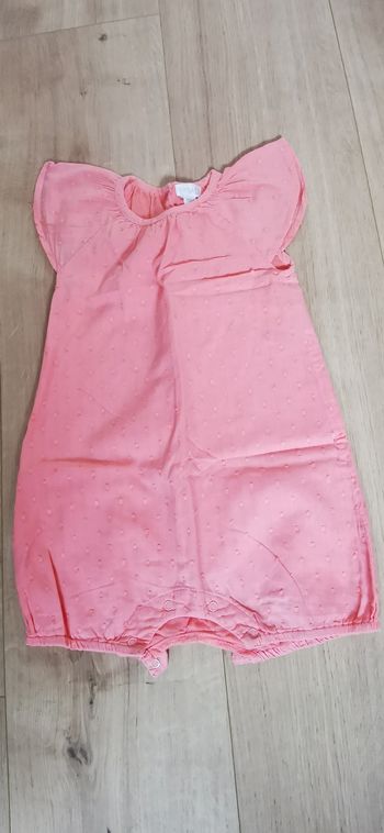 Combi short corail 18 mois