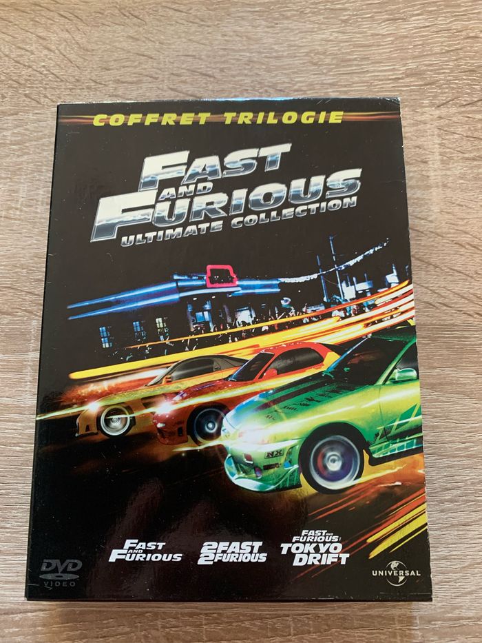Coffret dvds fast and furious 1 , 2 et 3