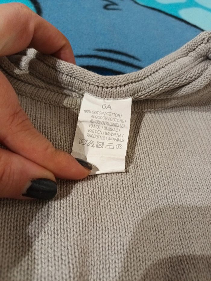 Pull gris - photo numéro 2