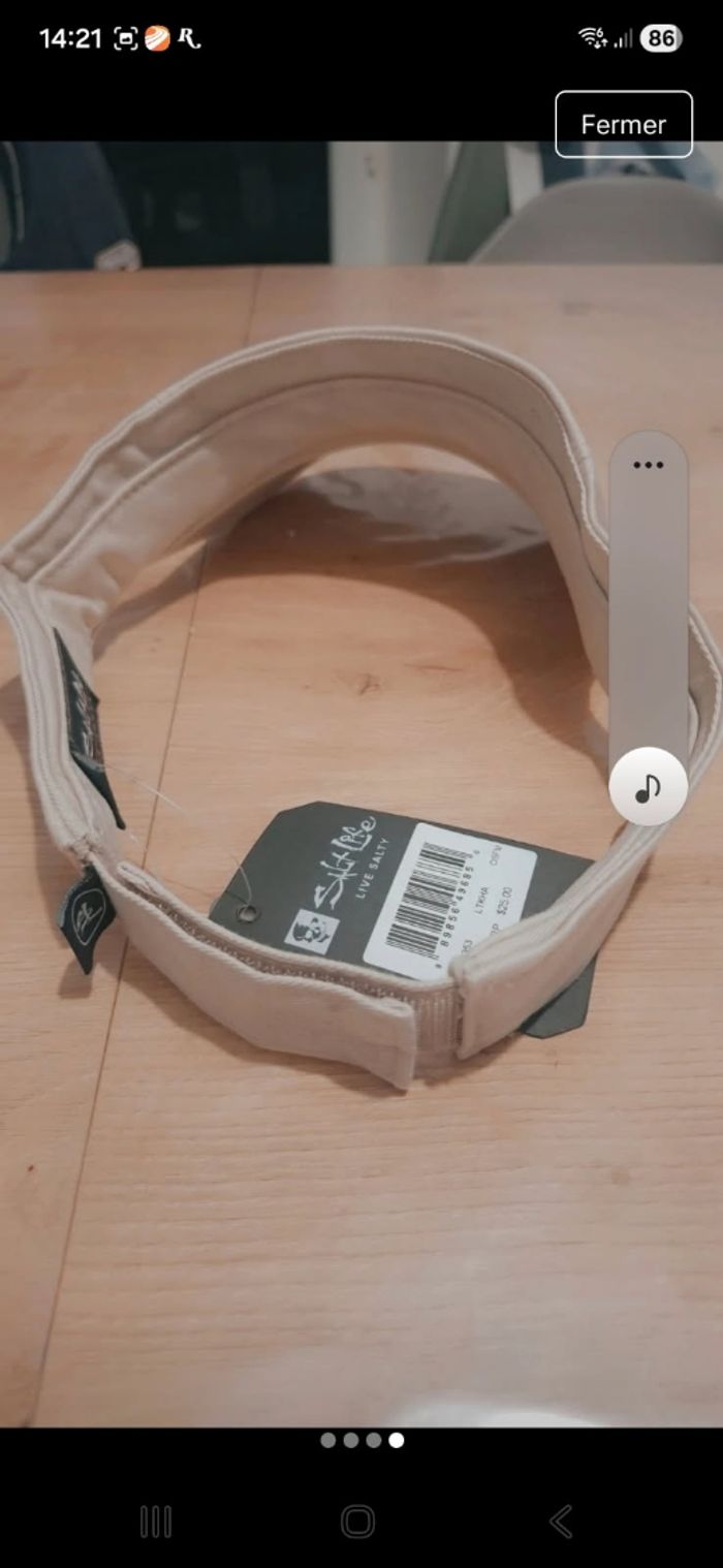 Visière salt life neuve - photo numéro 4