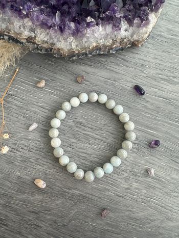 Bracelet en agate véritable - Pierre naturelle