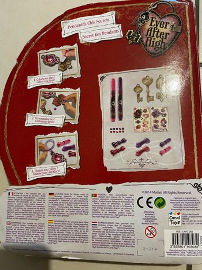 Pendentif porte-clefs ever after high - photo numéro 4
