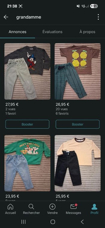 Ensemble Neuf ou tres bon etat garcon zara