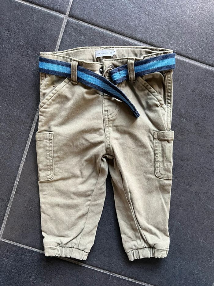 Pantalon treillis militaire Lulu Castagnette 12 mois - photo numéro 2
