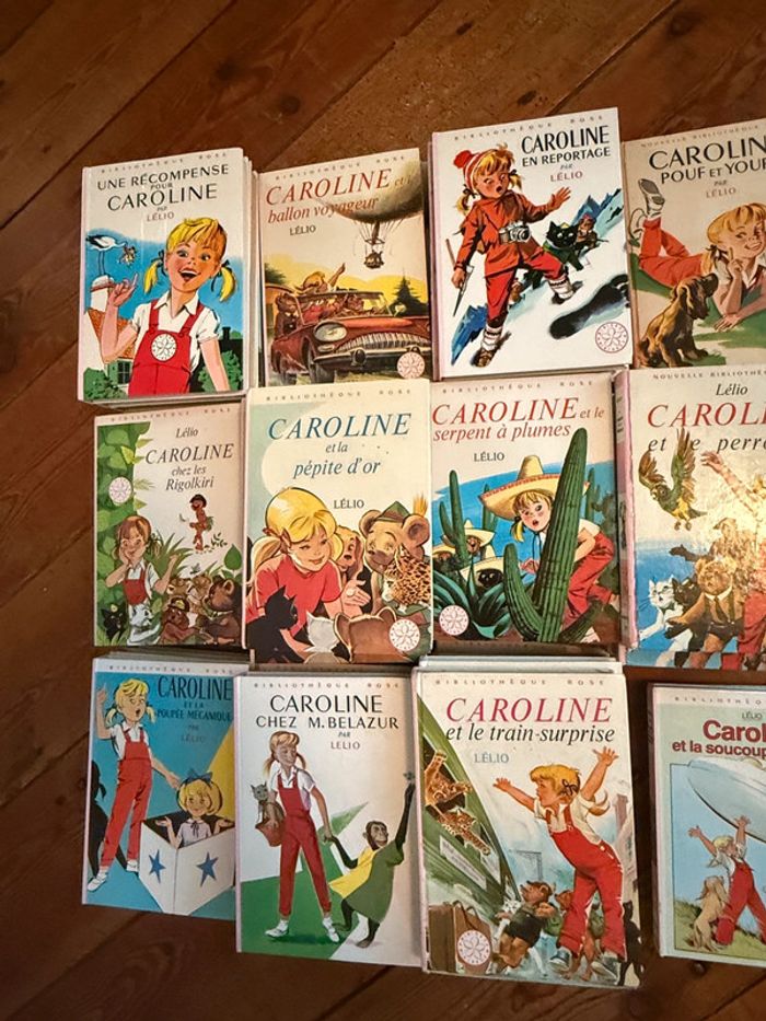 Bibliothèque rose - Livres anciens vintage Caroline Pierre Probst Hachette Jeunesse - photo numéro 2