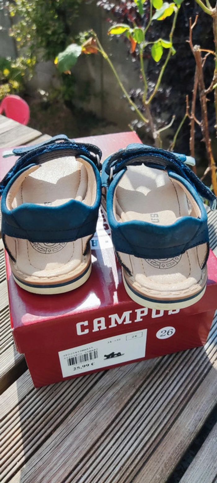 Sandales bleu marine - photo numéro 8