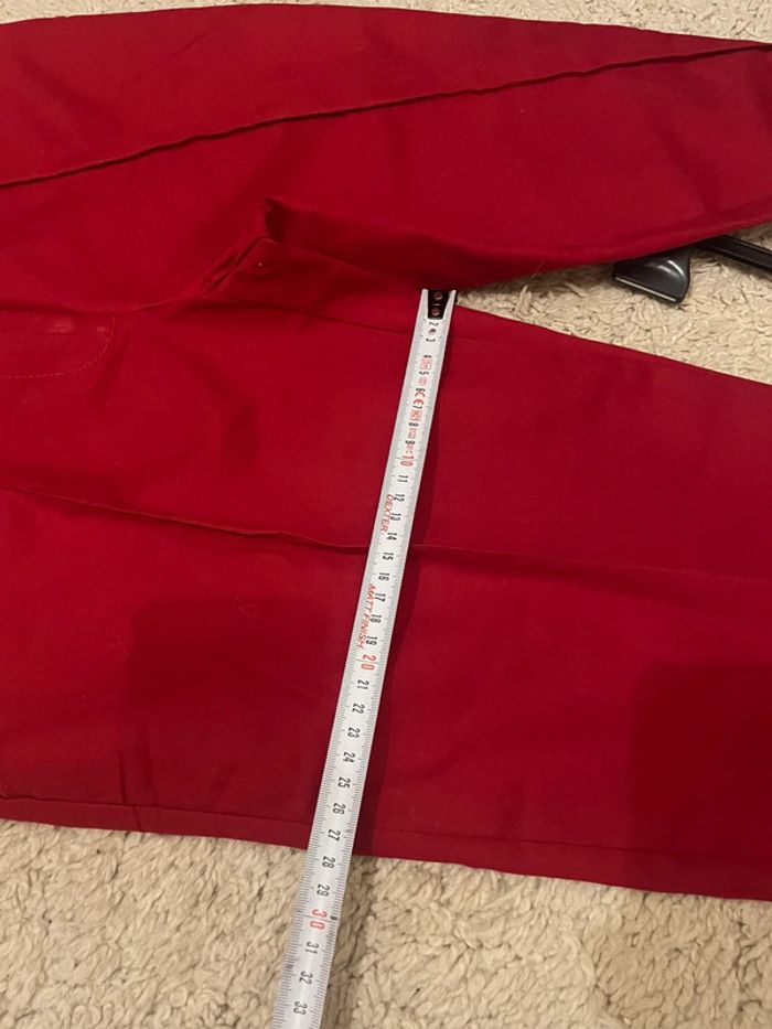 Pantalon rouge femme neuf - photo numéro 9