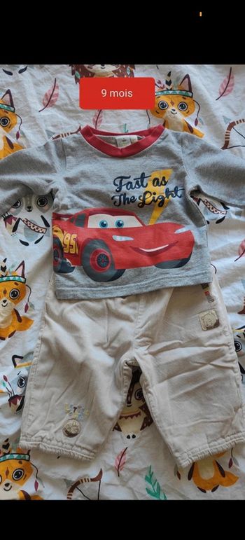 Ensemble cars 9 mois